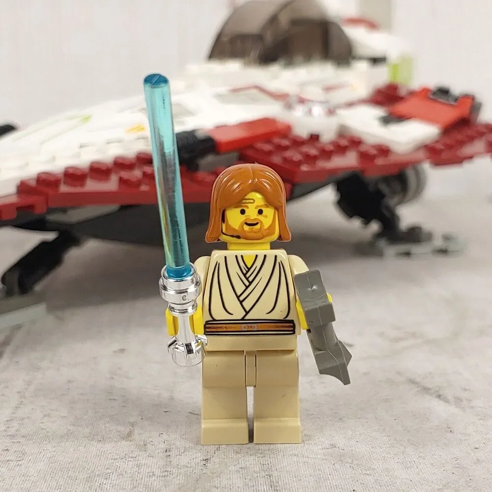 LEGO Star Wars Jedi Starfighter 7143 - 100% COMPLETE - NO Box Or Manual Obi-wan